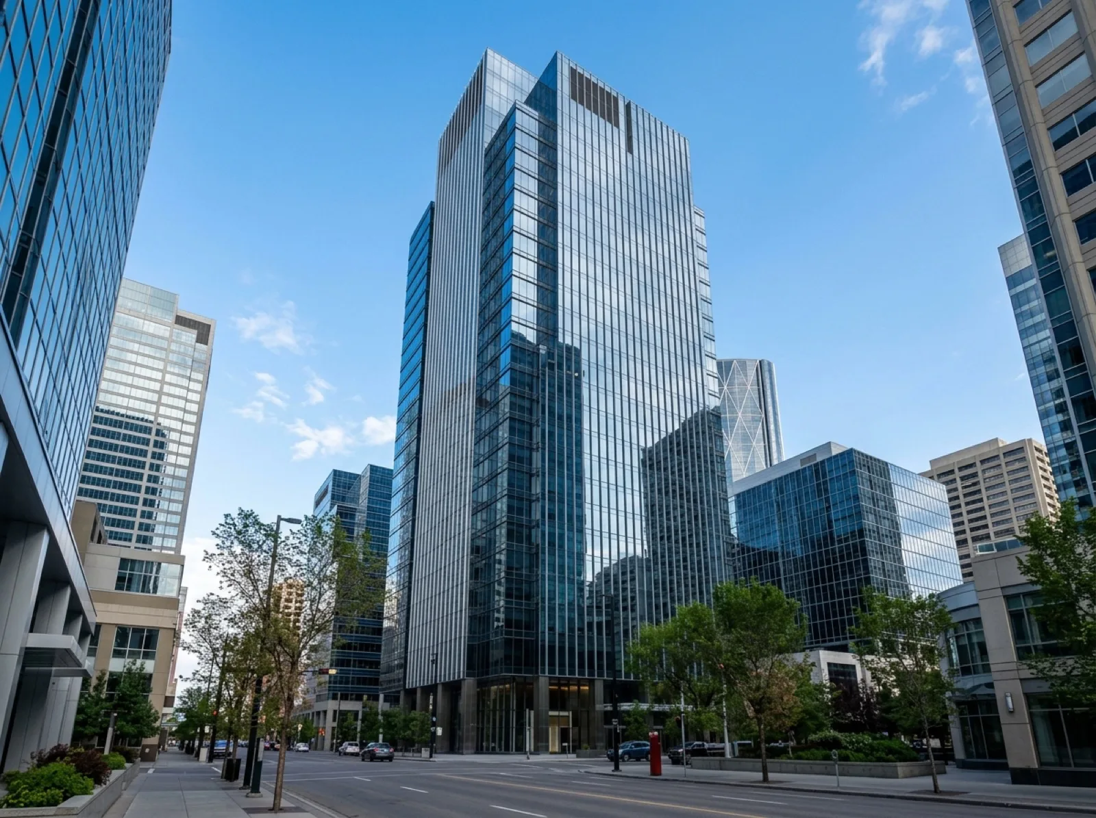 Calgary business district